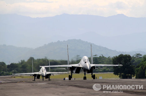 “I think that these fighters will be good for protecting Indonesia’s sovereignty,” Purnomo Yusgiantoro said. “And we will continue to build up this squadron with Su jets that will be delivered in the future.”