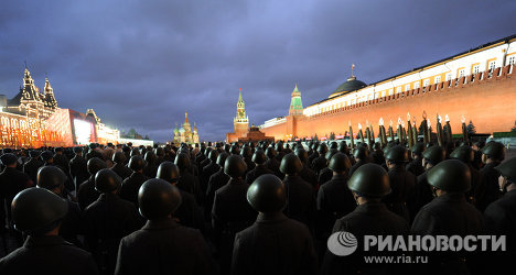 On November 1, Moscow’s Red Square hosted the rehearsal of a reenactment marking the 70th anniversary of the November 7, 1941, military parade.