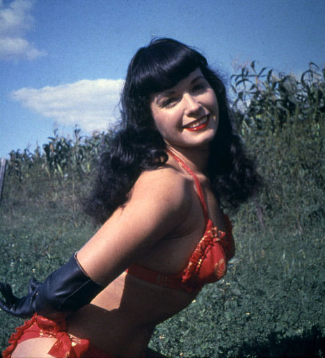 Famous American photo model Bettie Page, who became a U.S. sex symbol in the 1950s, and who reportedly was the forerunner of the Sexual Revolution of the 1960s, is rated seventh.